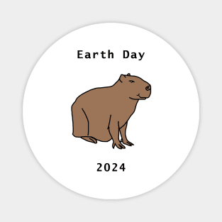 Earth Day 2024 Capybara Magnet